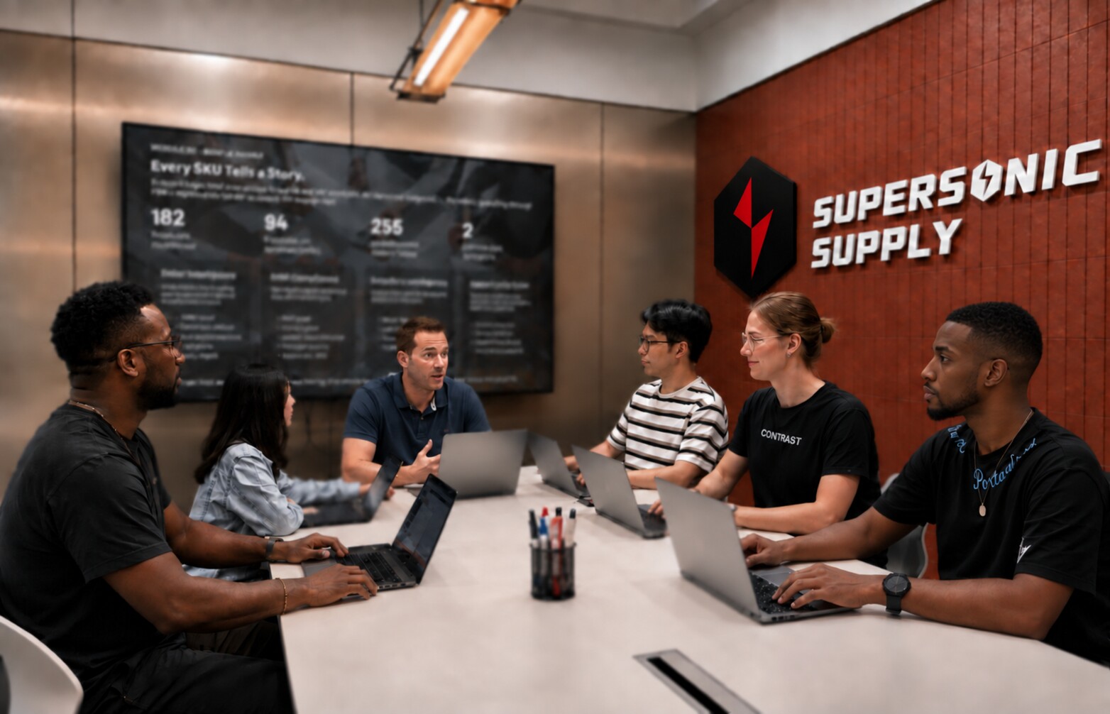 Supersonic Supply meeting room